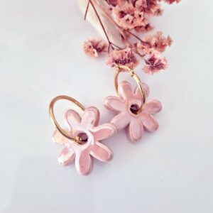 modèle flower rose poudré