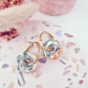 créoles donuts fleur