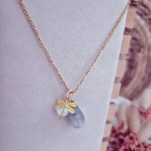 collier solaris gris/bleu