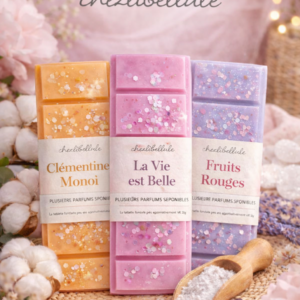 Découvrez nos fondants parfumés à la senteur que vous aurez choisie. Un parfum qui transformera véritablement l’atmosphère de votre maison en un espace calme, apaisant et relaxant.