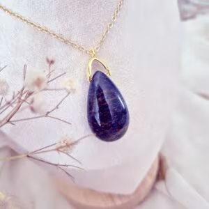 Sautoir azur mystique