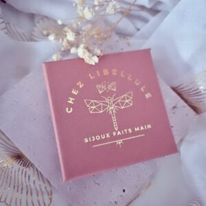 Ecrin à bijoux terracota 65*65 mm