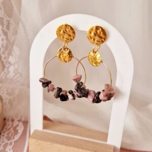 boucles d’oreilles Marina perles naturelles