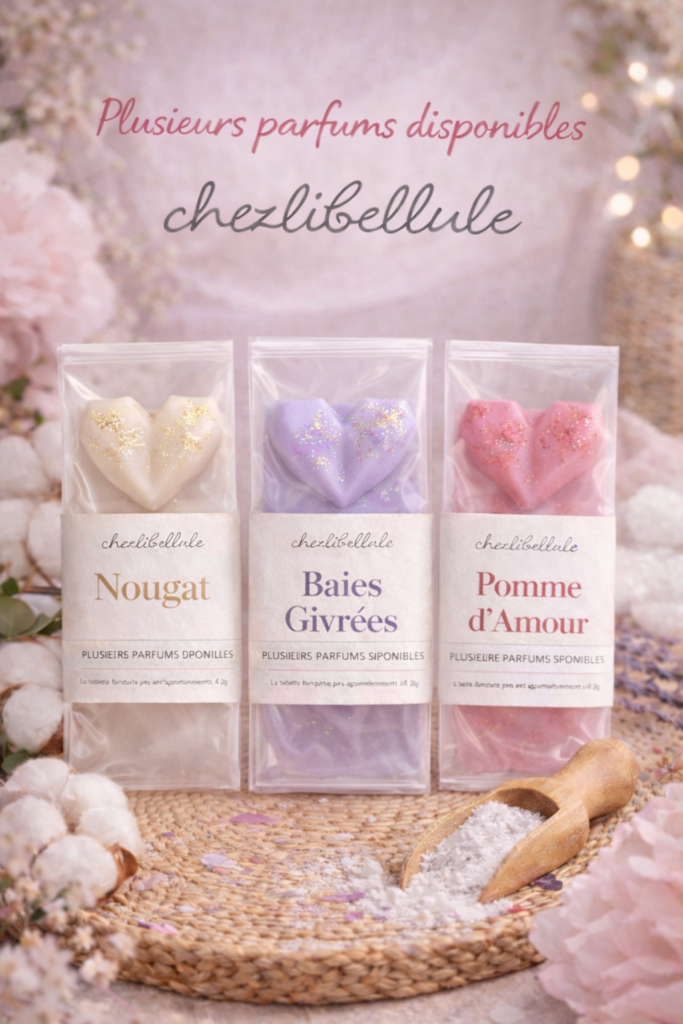 Fondants parfumés pour plusieurs heures de diffusion