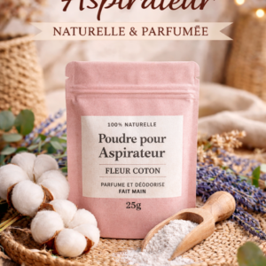 Découvrez nos poudres parfumées faites à la main à base de bicarbonate de soude et de parfums Français issus de Grasses. Disponible en sachet de 50g, ces poudres parfumées vous permettront d’assainir, désodoriser et capturer les mauvaises odeurs.