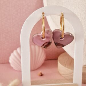 boucles d'oreilles mon coeur