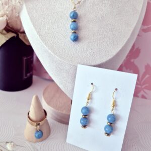 parure aigue marine