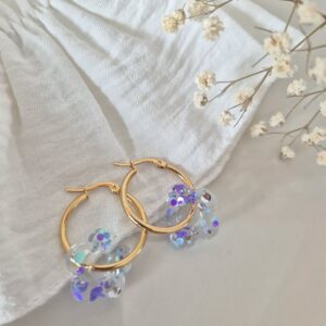Pampilles boucles d'oreilles Floralis-3