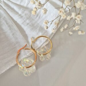 Pampilles boucles d'oreilles Floralis