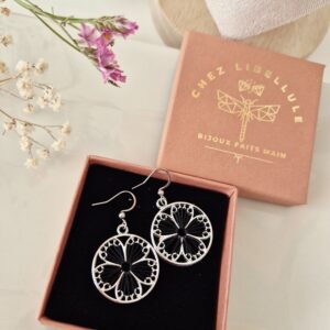 boucles d’oreilles fleurs