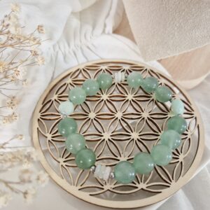 Bracelet Aventurine Verte & Amazonite – Pierres Naturelles |