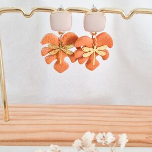 Boucles d'oreilles fait main chezlibellule