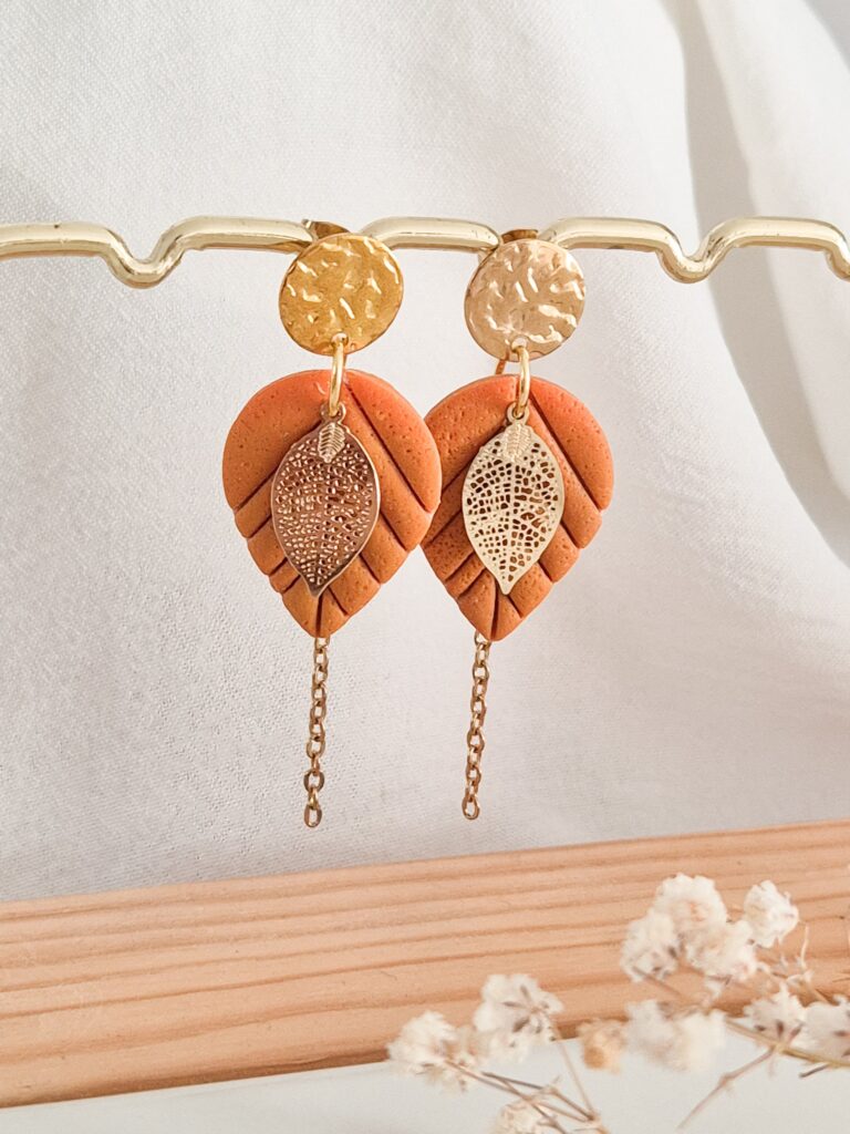 Boucles d'oreilles fait main chezlibellule