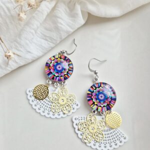 Boucles d’oreilles Mandala Bohème