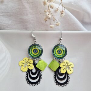 Boucles d’oreilles Éclat Tropical