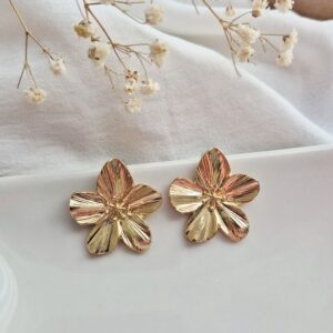 boucles d'oreilles fleurs