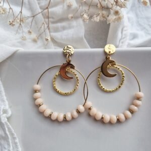 🌙 Boucles d’oreilles “Clair de Lune”