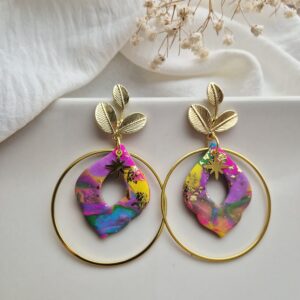 🌿 Boucles d’oreilles “Lyséa”