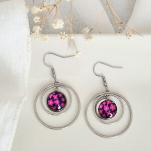 boucles d'oreilles Rosa