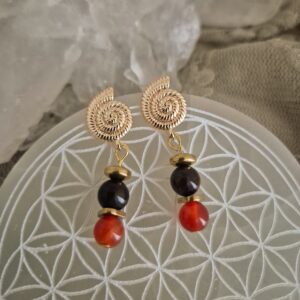Boucles d’oreilles Éclat Terre & Feu ✨