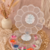 Boîte de rangement Fleur pour pampilles interchangeables
