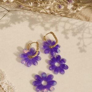Pampilles interchangeables Lola – Fleur 25 mm