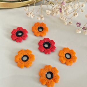 pampilles interchangeables Coquelicot