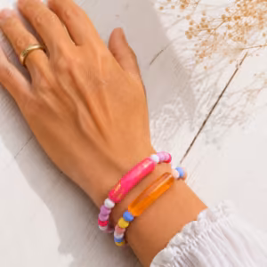 Bracelet élastique coloré
