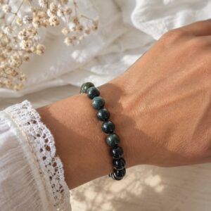 Bracelet Équilibre – Agate Mousse 6 mm
