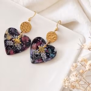 🌸 Boucles d’oreilles Jardin Bohème