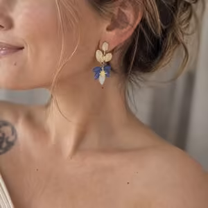 boucles d'oreilles Éclat d'azur