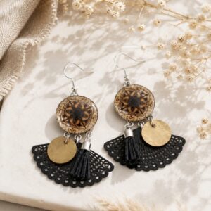 🌿 Boucles d’oreilles Églantine