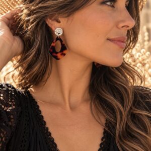 Boucles d’oreilles Tortoise – Doré ou Argenté