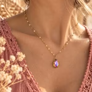 Collier Éclat Précieux – Pendentif Swarovski
